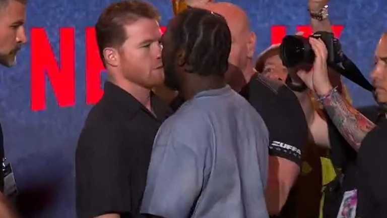 Сауль Альварес та Теренс Кроуфорд / Скріншот Сауль Альварес та Теренс Кроуфорд / Скріншот