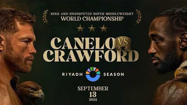 Афіша бою Канело – Кроуфорд / Netflix Афіша бою Канело – Кроуфорд / Netflix