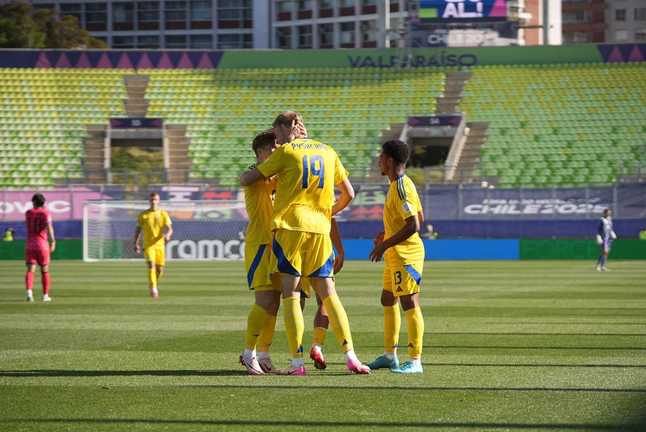 Игроки сборной Украины U-20 / фото: УАФ