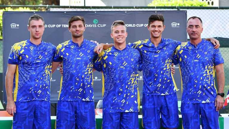 Чоловіча збірна України з тенісу / Фото ФТУ 