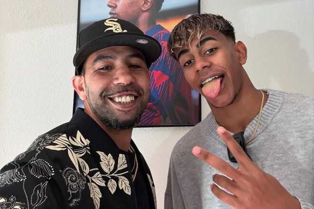 Мунір Насрауї та Ламін Ямал / Фото з Instagram