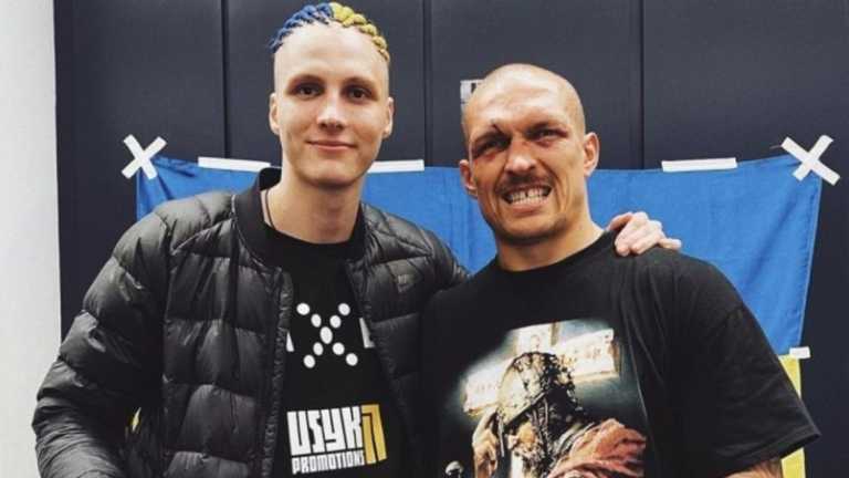 Даніель Лапін і Олександр Усик / Фото з соцмереж Даніель Лапін і Олександр Усик / Фото з соцмереж