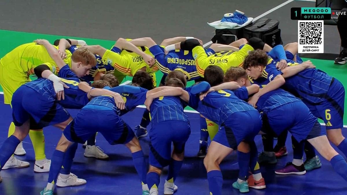 Гравці збірної України / Скріншот з відео