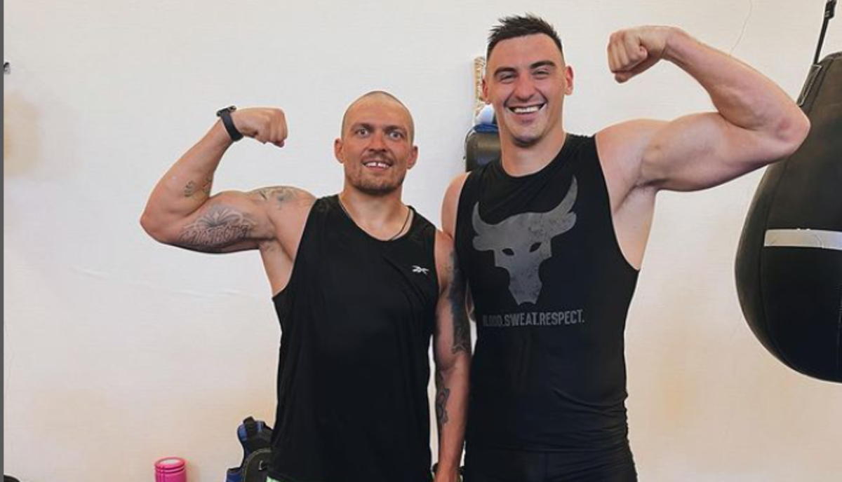 Усик і Захожий /  Фото з Instagram