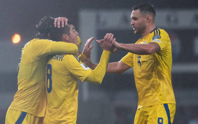 Гравці збірної України / Фото УАФ Гравці збірної України / Фото УАФ