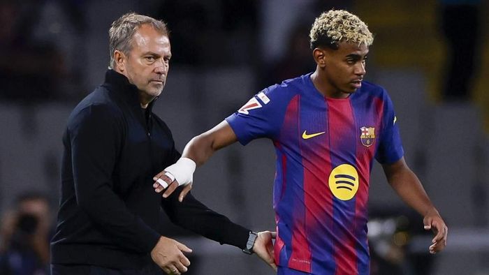 Флик взбесился из-за вопроса о Ямале накануне дерби против Жироны