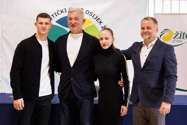 Ілля Ковтун і Ірина Горбачева / GK OSIJEK ŽITO Gk Osijek Žito