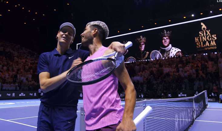 Сіннер і Алькарас / Скріншот 