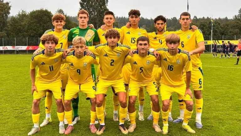 Сборная Украины U-18 по футболу / Фото УАФ Сборная Украины U-18 по футболу / Фото УАФ