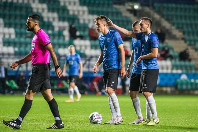 Гравці збірної Естонії / Фото jalgpall.ee/