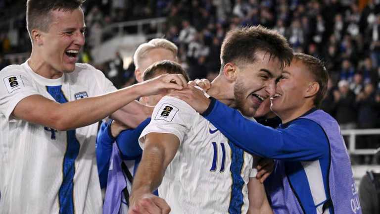 Гравці Фінляндії / Фото UEFA Гравці Фінляндії / Фото UEFA