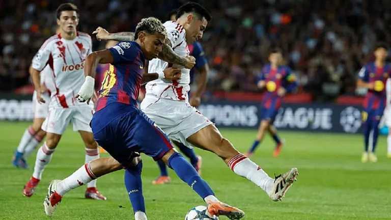 Барселона – Олімпіакос – 6:1 / Фото La Presse Барселона – Олімпіакос – 6:1 / Фото La Presse