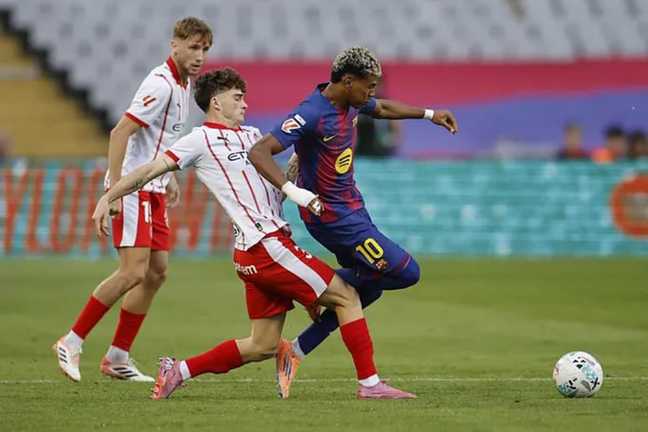 Ванат у матчі з Барселоною / EFE Ванат у матчі з Барселоною / EFE