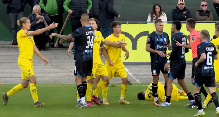 Хачеріді помилився і зазнав травми, гравець Динамо отримав червону – Чорноморець втратив очки в Першій лізі