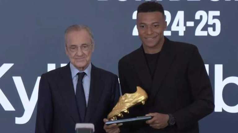 Флорентіно Перес та Кіліан Мбаппе / Скріншот Флорентіно Перес та Кіліан Мбаппе / Скріншот