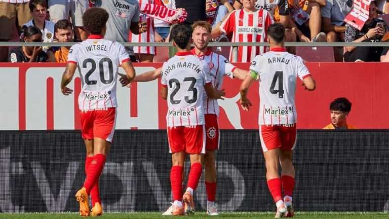 Гравці Жирони / Фото прес-служби Ла Ліги Гравці Жирони / Фото прес-служби Ла Ліги