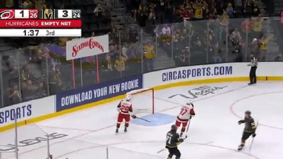 Вегас обіграв Кароліну / Скріншот з відео