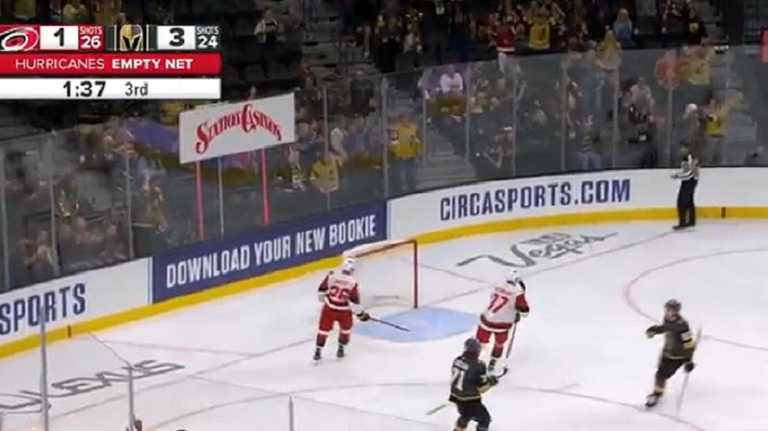 Вегас обіграв Кароліну / Скріншот з відео