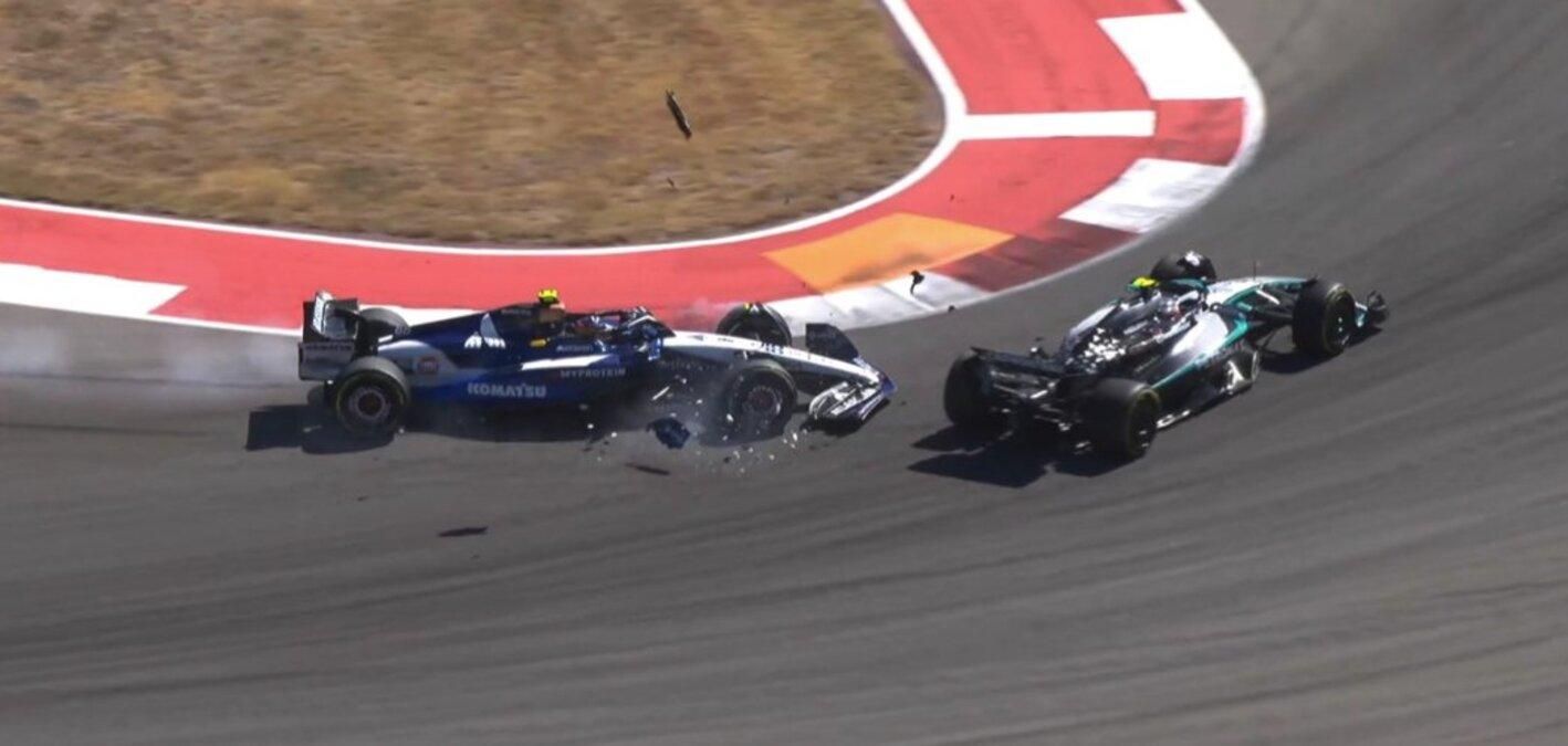 Аварія Сайнса і Антонеллі / Скріншот