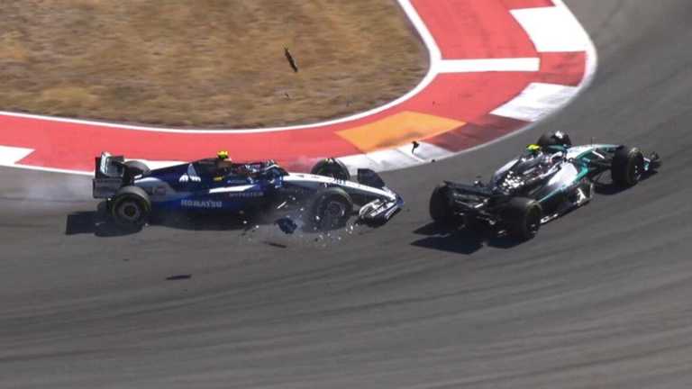 Аварія Сайнса і Антонеллі / Скріншот Аварія Сайнса і Антонеллі / Скріншот