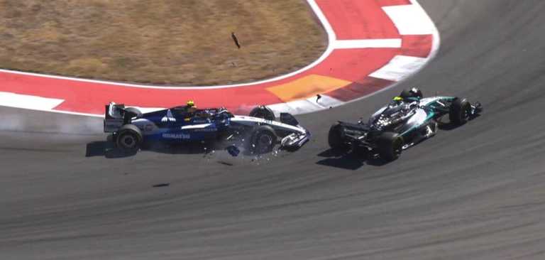 Аварія Сайнса і Антонеллі / Скріншот