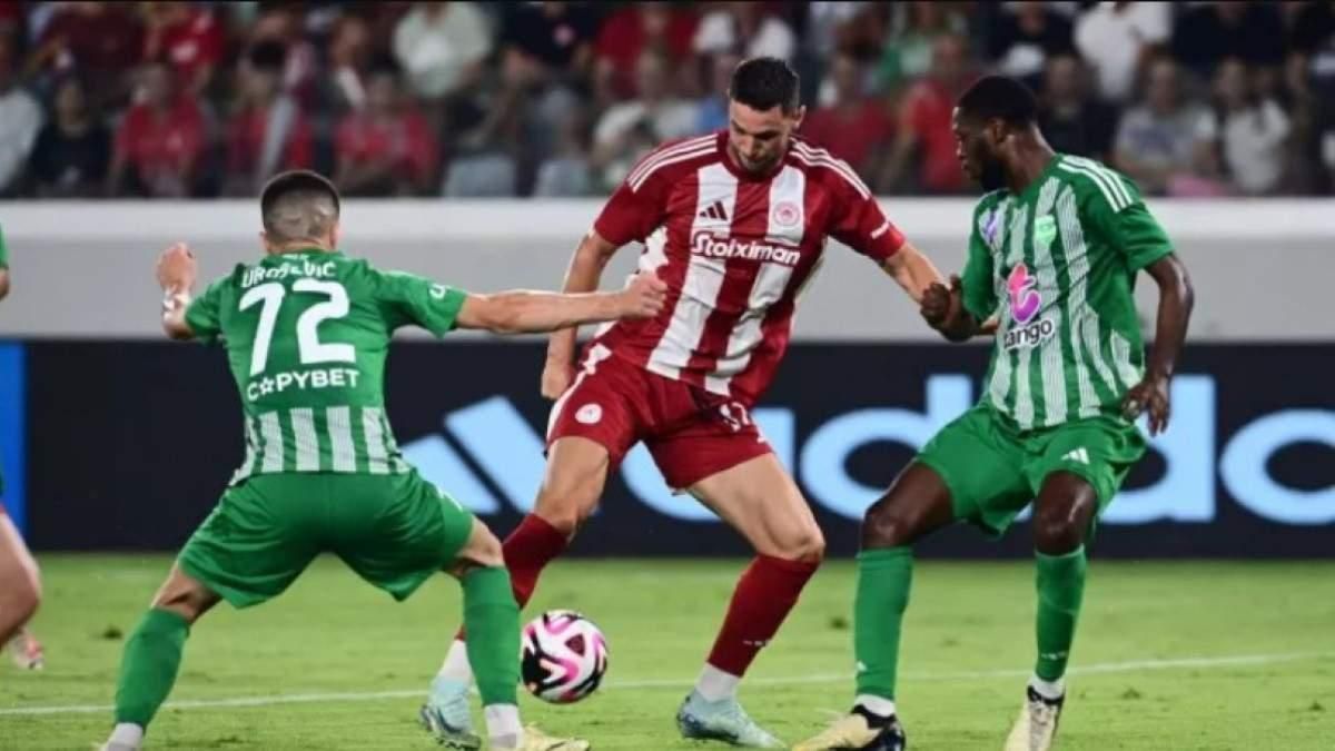 Яремчук оформив дубль / Фото Олімпіакоса