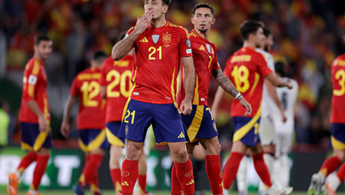 Відбір ЧС-2026: Іспанія попри фіаско зірки Барселони обіграла Грузію, Туреччина знищила Болгарію Відбір ЧС-2026: Іспанія попри фіаско зірки Барселони обіграла Грузію, Туреччина знищила Болгарію