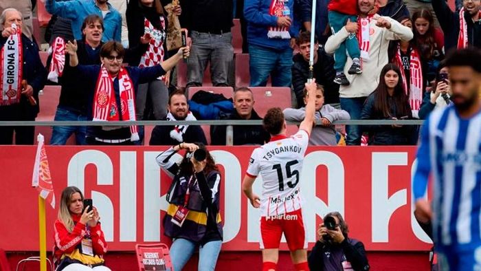 Ювілейний гол Циганкова у відеоогляді матчу Жирона – Алавес – 1:0