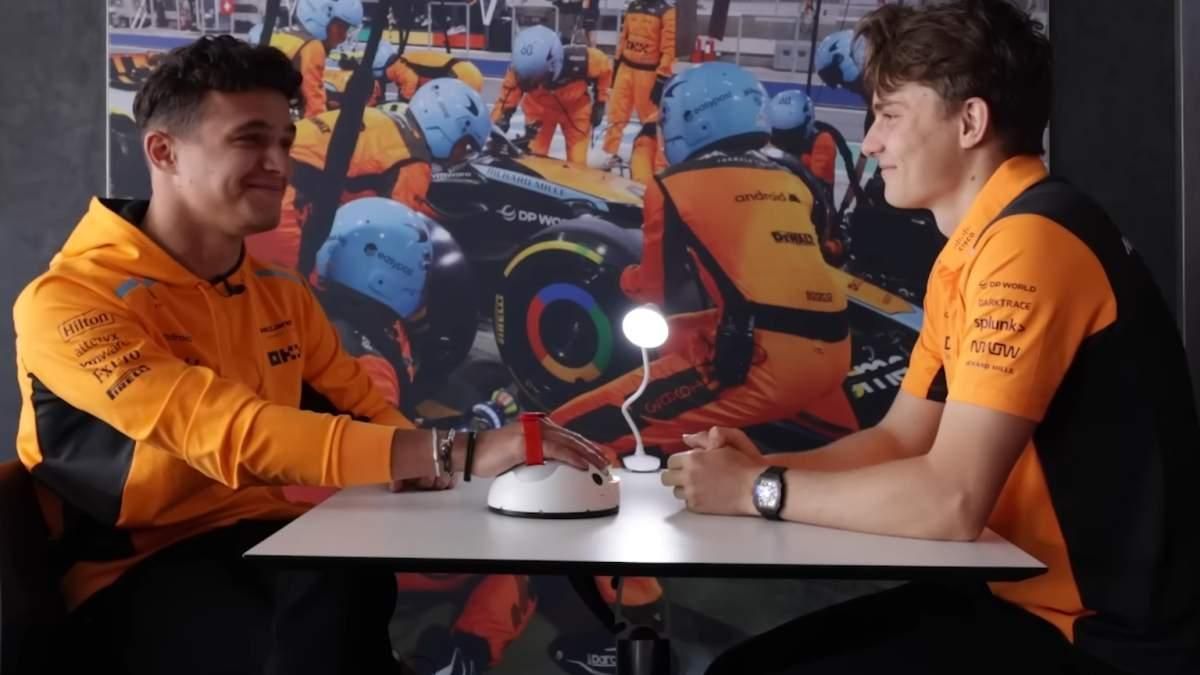 Ландо Норрис и Оскар Пиастри / Скриншот