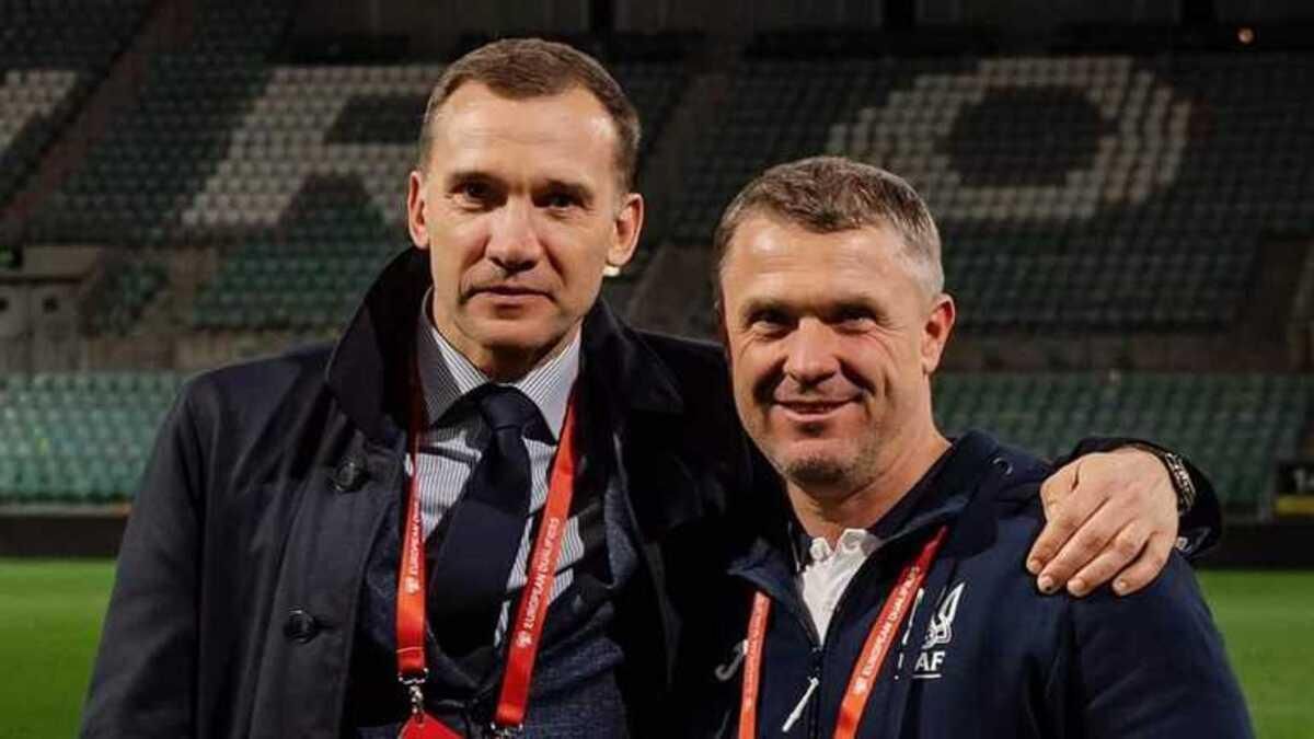 Шевченко и Ребров / Фото из соцсетей