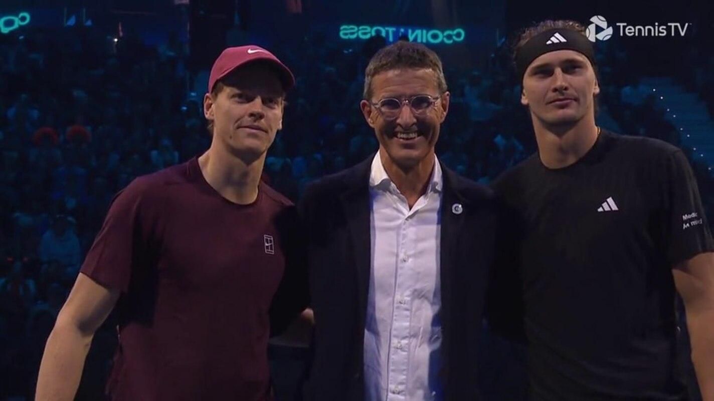 Сіннер і Звєрєв / Скріншот