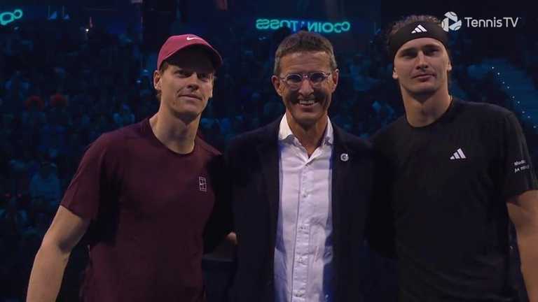 Сіннер і Звєрєв / Скріншот