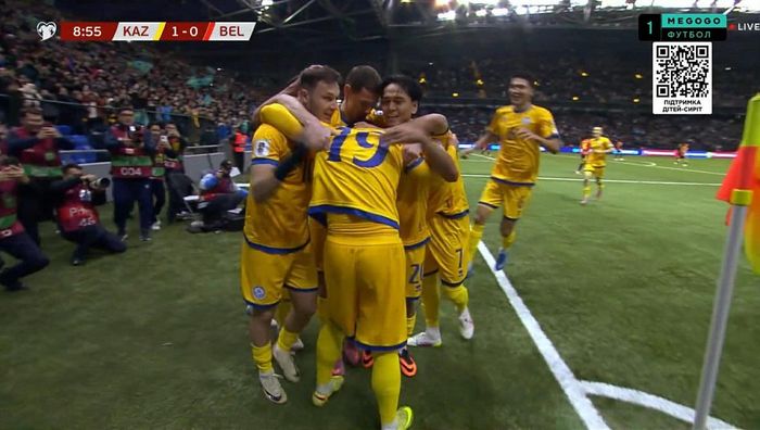 Бельгія сенсаційно загубила очки з Казахстаном і ризикує не вийти напряму на ЧС-2026 – шок від 17-річного форварда Бельгія сенсаційно загубила очки з Казахстаном і ризикує не вийти напряму на ЧС-2026 – шок від 17-річного форварда