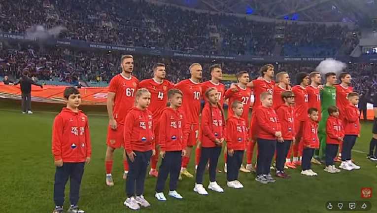 Сборная россии / Скриншот из видео