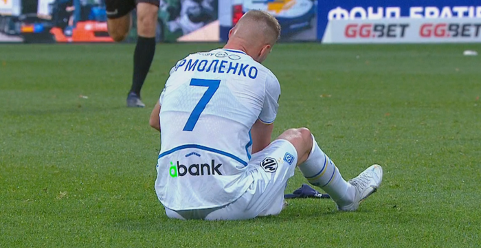 Ярмоленко травмувався у матчі з ЛНЗ й не зміг дограти перший тайм (ФОТО)