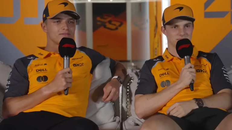 Норріс та Піастрі / Скріншот Норріс та Піастрі / Скріншот