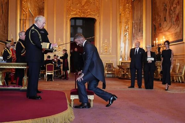 Легендарний Бекхем став лицарем – тепер до нього потрібно звертатися "сер" 