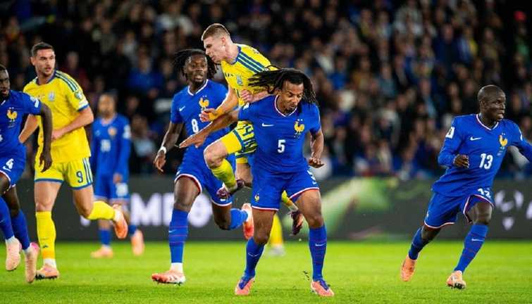 Франция победила Украину / Фото Дан Балашов