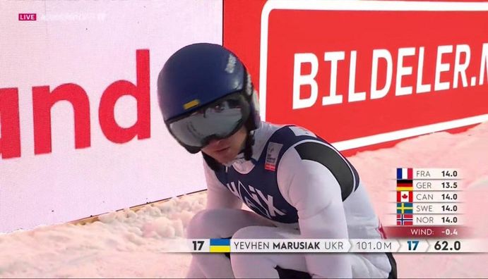 Марусяк і Калініченко зазнали фіаско на високому трампліні на КС у Ліллехаммері, Кобаясі тріумфував