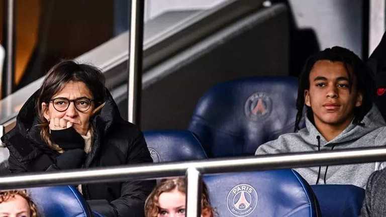 Файза Ламарі та Ітан Мбаппе / Icon Sport Файза Ламарі та Ітан Мбаппе / Icon Sport