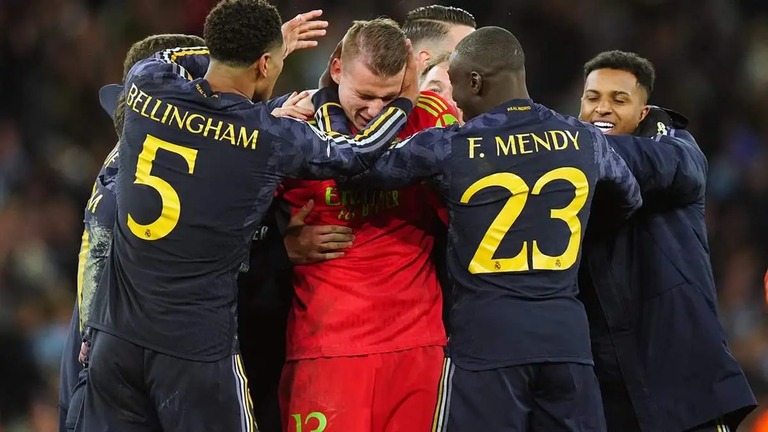 Андрій Лунін з партнерами / Фото Getty Images Андрій Лунін з партнерами / Фото Getty Images