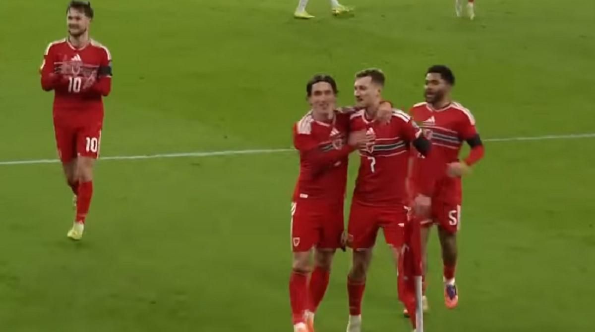 Збірна Уельсу / Скріншот з відео Збірна Уельсу / Скріншот з відео
