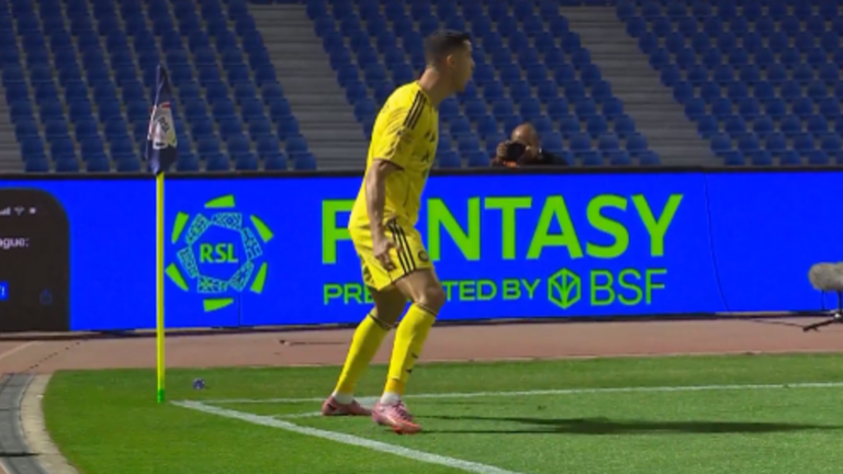 Кріштіану Роналду / Скріншот з відео Кріштіану Роналду / Скріншот з відео