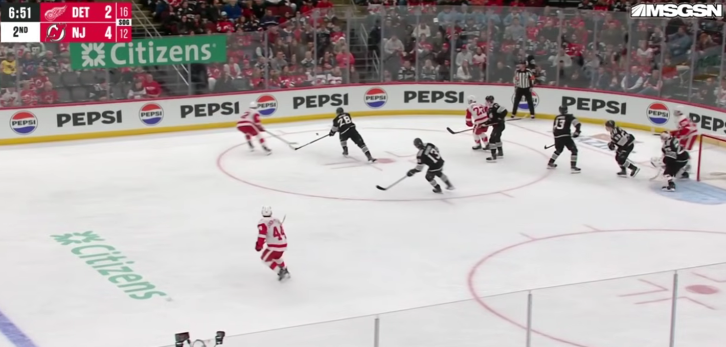 Нью-Джерси – Детройт / Скриншот