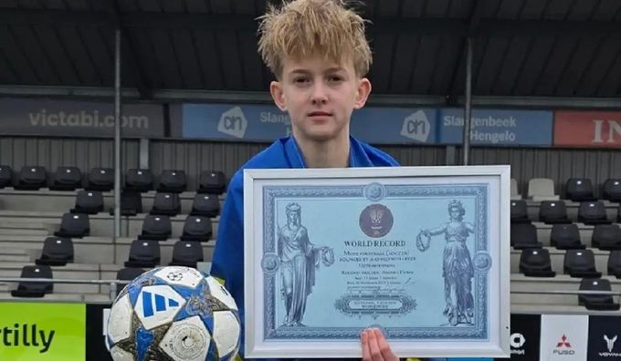 Український футболіст встановив особливий світовий рекорд 