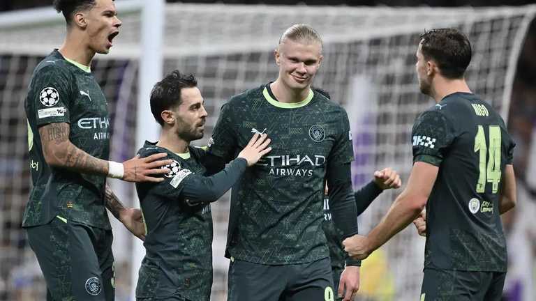 Холанд святкує гол у ворота Реала / Burak Akbulut/Anadolu via Getty Images Холанд святкує гол у ворота Реала / Burak Akbulut/Anadolu via Getty Images