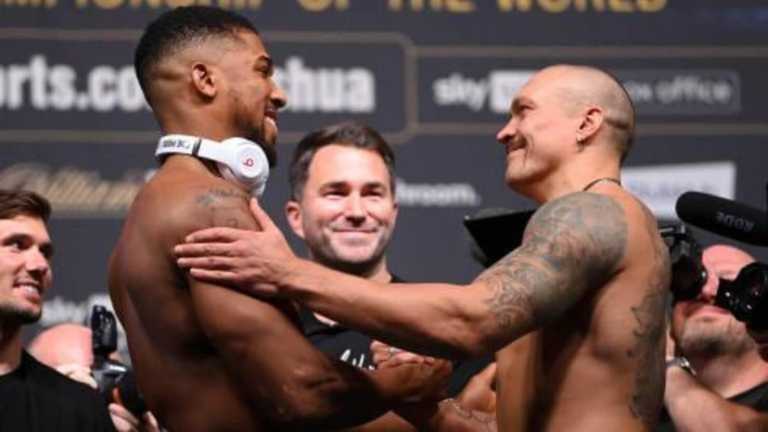 Джошуа и Усик / Getty Images Джошуа и Усик / Getty Images