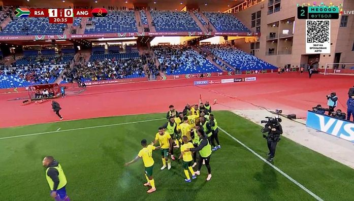 ПАР дотиснула Анголу в Кубку африканських націй – конкуренти Зубкова і Сікана організували гол