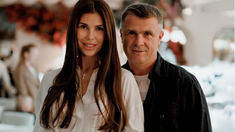 Сергій Ребров з дружиною / Інстаграм Сергій Ребров з дружиною / Інстаграм