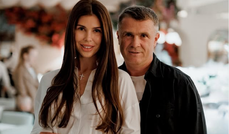 Сергій Ребров з дружиною / Інстаграм